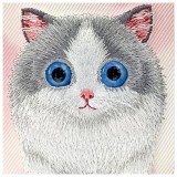 Zadní kryt NIMMY case BIG EYED PET 2.0 Cat Pro Apple iPhone 16 Pro Max, růžová