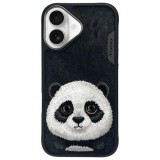 Zadní kryt NIMMY case BIG EYED PET 2.0 Panda pro Apple iPhone 16 Pro Max, černá