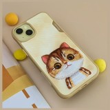 Zadní kryt NIMMY case BIG EYED PET 2.0 Cat Pro Apple iPhone 16 Pro Max, khaki
