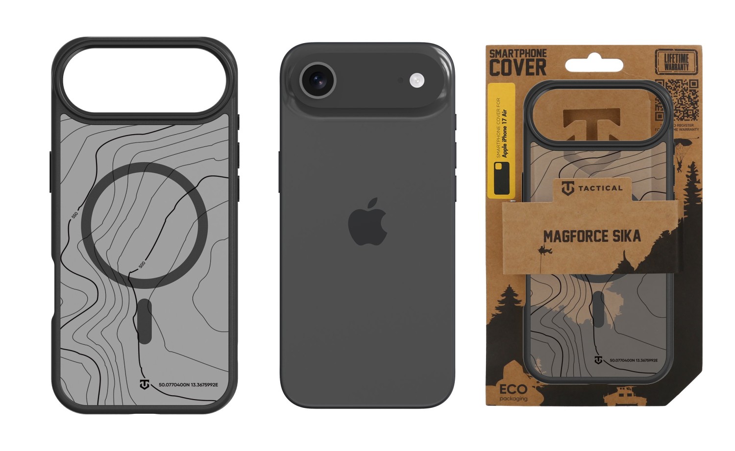 Tactical MagForce Hyperstealth Sika Kryt pro iPhone 17 Air Asphalt