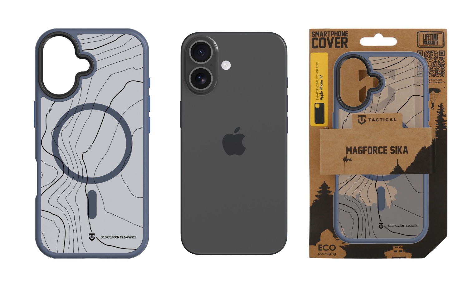 Tactical MagForce Hyperstealth Sika Kryt pro iPhone 17 Deep Blue
