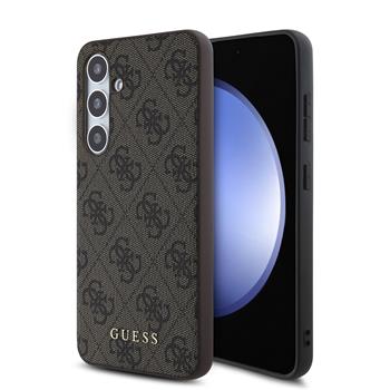 Zadní kryt Guess 4G pro Samsung Galaxy S24 Ultra, hnědá
