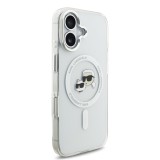 Karl Lagerfeld IML K&CH Heads Metal Frame MagSafe Zadní Kryt pro iPhone 17 Transparent