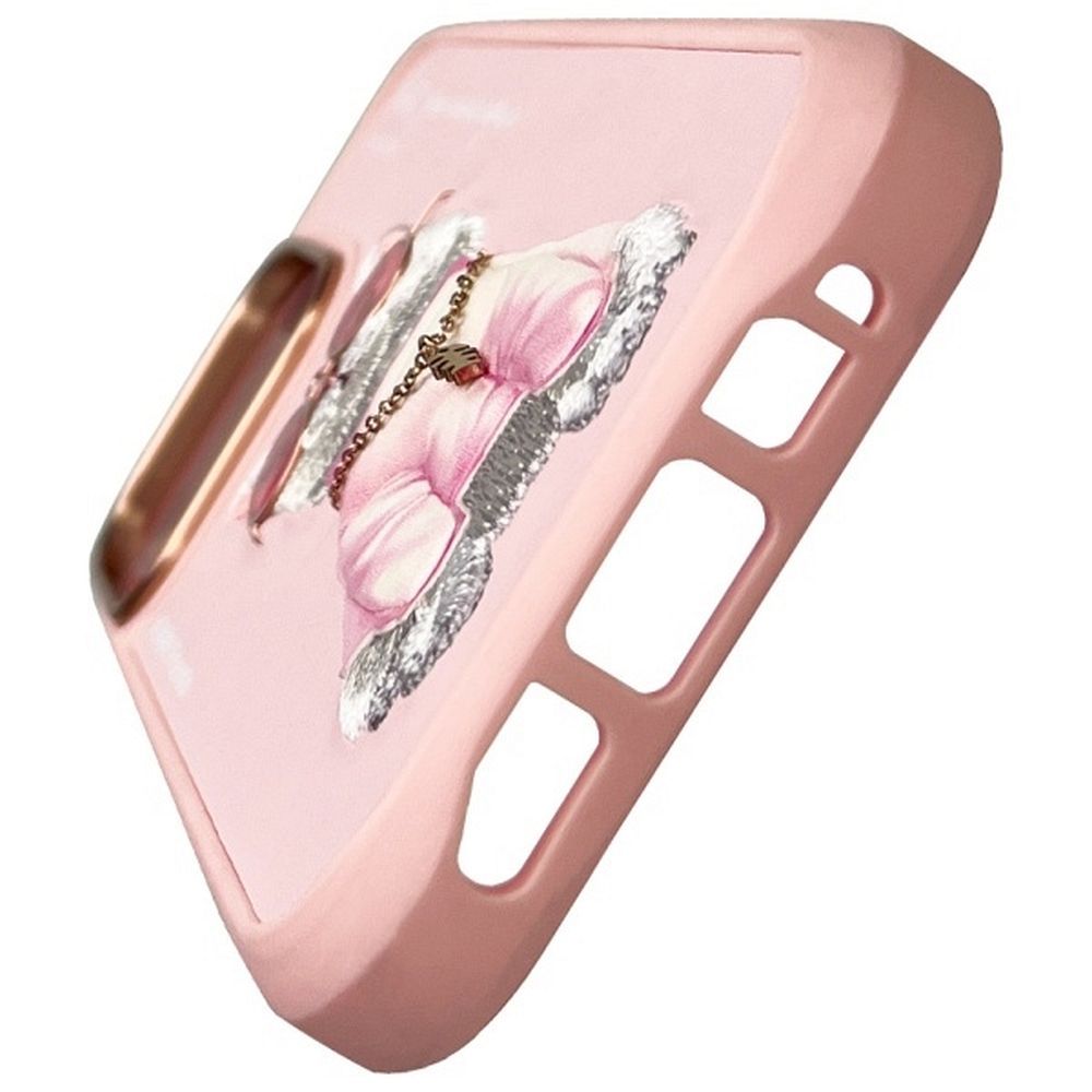 NIMMY case GLASSES COOL CAT for IPHONE 16 Pro Max pink