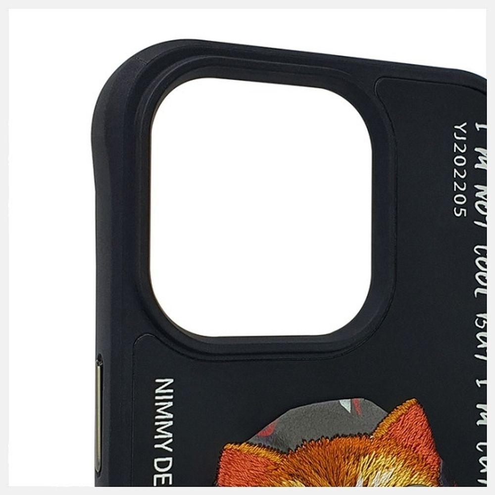 NIMMY case GLASSES COOL CAT for IPHONE 15 Pro black