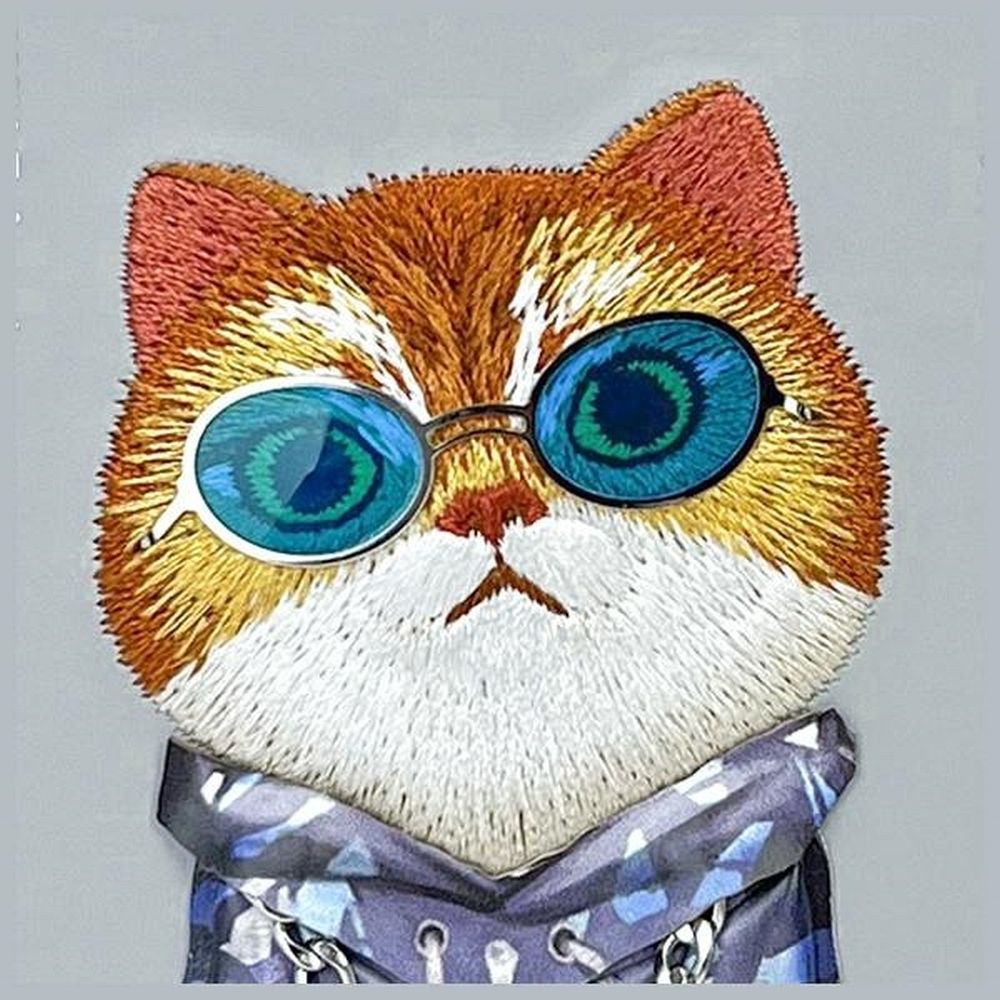 NIMMY case GLASSES COOL CAT for IPHONE 15 gray