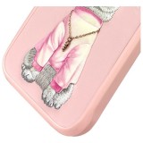 NIMMY case GLASSES COOL CAT for IPHONE 16 Pro pink