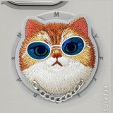 NIMMY case GLASSES COOL CAT compatible with MagSafe for IPHONE 16 Pro Max gray