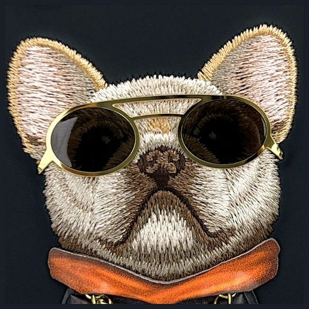 NIMMY case GLASSES COOL DOG for IPHONE 16 black
