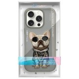 NIMMY case GLASSES COOL DOG for IPHONE 16 Pro Max gray