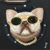 NIMMY case GLASSES COOL DOG compatible with MagSafe for IPHONE 16 Pro Max black