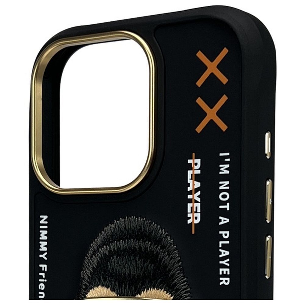 Zadní kryt NIMMY case COOL&CUTE 2.0 Monkey pro Apple iPhone 16 Pro Max, černá