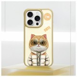 Zadní kryt NIMMY case COOL&CUTE 2.0 Cat pro Apple iPhone 16 Pro Max, khaki