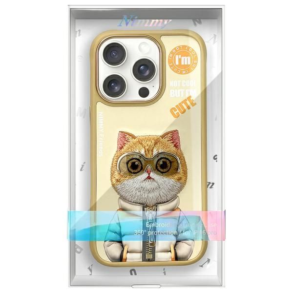 NIMMY case COOL&CUTE 2.0 Cat for IPHONE 16 Pro Max khaki