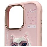 Zadní kryt NIMMY case COOL&CUTE 2.0 Cat pro Apple iPhone 16 Pro Max, růžová