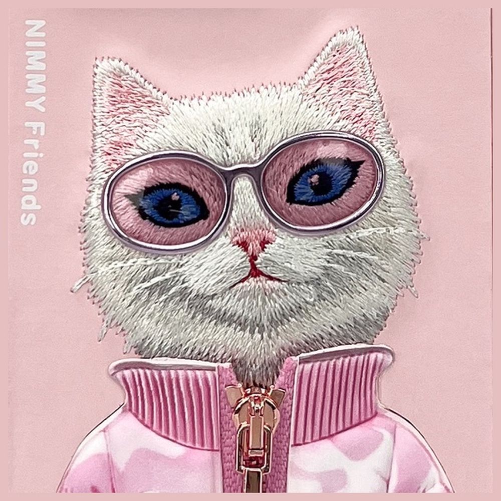 Zadní kryt NIMMY case COOL&CUTE 2.0 Cat pro Apple iPhone 15 Pro Max, růžová