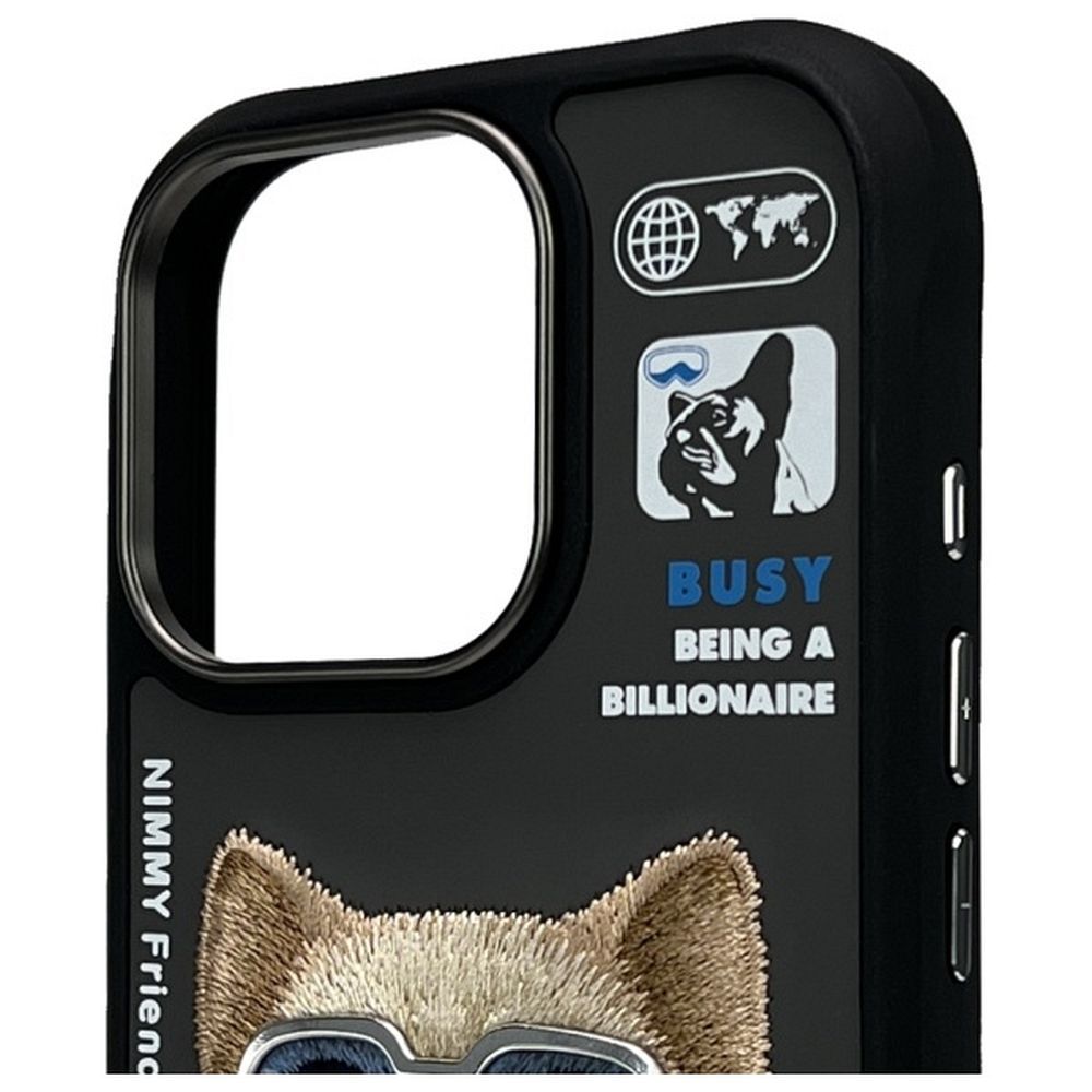 Zadní kryt NIMMY case COOL&CUTE 2.0 Dog pro Apple iPhone 16 Pro Max, černá