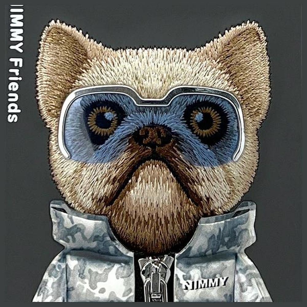 Zadní kryt NIMMY case COOL&CUTE 2.0 Dog pro Apple iPhone 16 Pro Max, černá