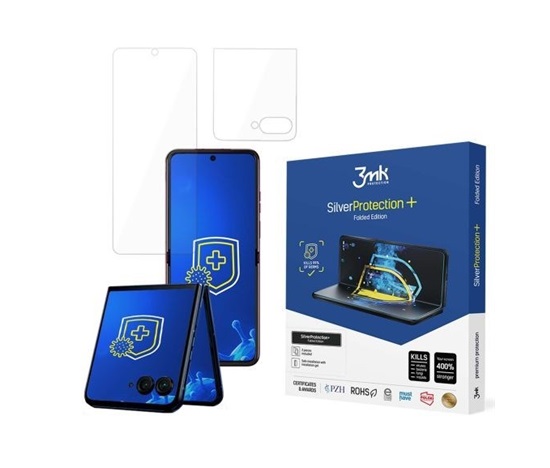 Ochranná antimikrobiální 3mk folie SilverProtection+ Folded Edition pro Motorola Razr 50 