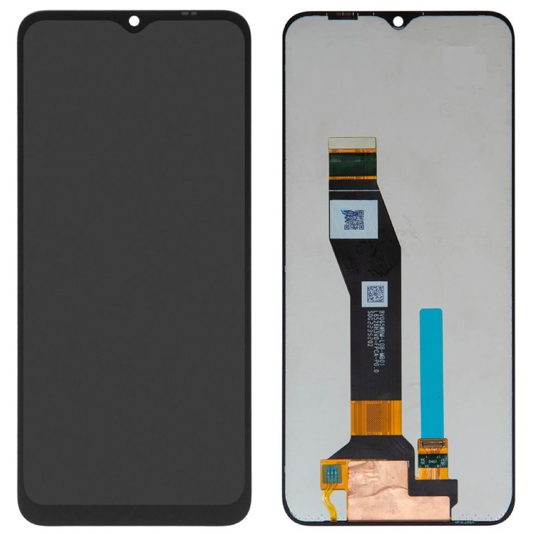 LCD display + dotyková deska + přední kryt pro Motorola Edge 50 Ultra, nordic wood (Service Pack)