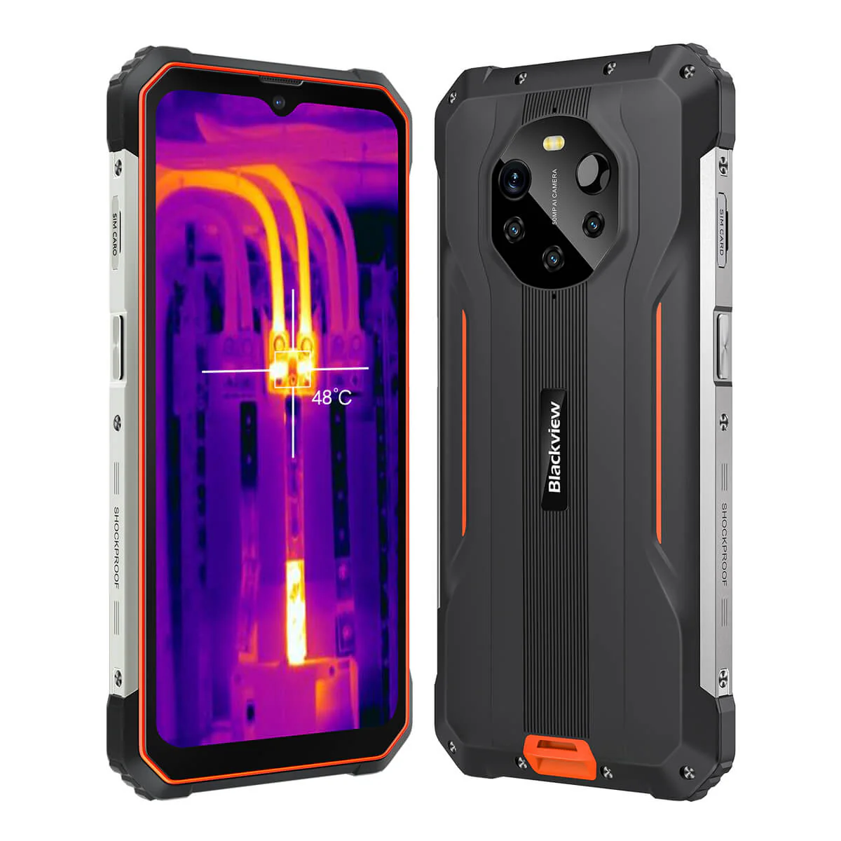 Blackview Rugged BL8800 Pro 5G 8GB/128GB oranžová