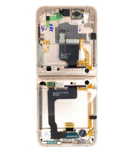 LCD display + dotyková deska + přední kryt pro Samsung Galaxy Z Flip4 5G F721, pink (Service Pack)