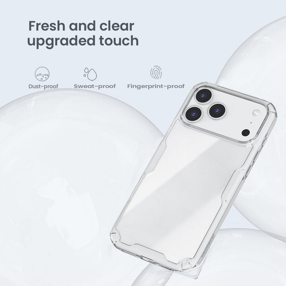 Nillkin Nature TPU PRO Kryt pro Apple iPhone 17 Pro Max Transparent Black