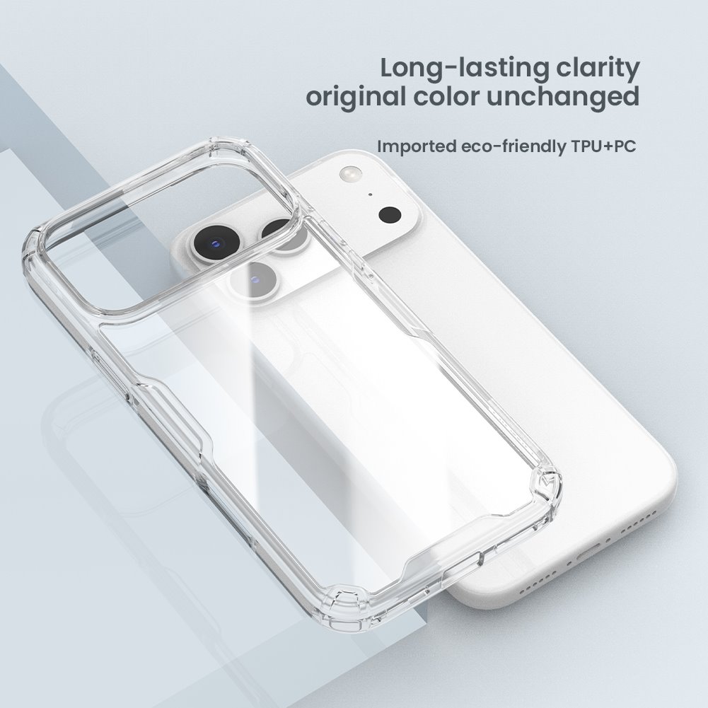 Nillkin Nature TPU PRO Kryt pro Apple iPhone 17 Pro Max Transparent Black