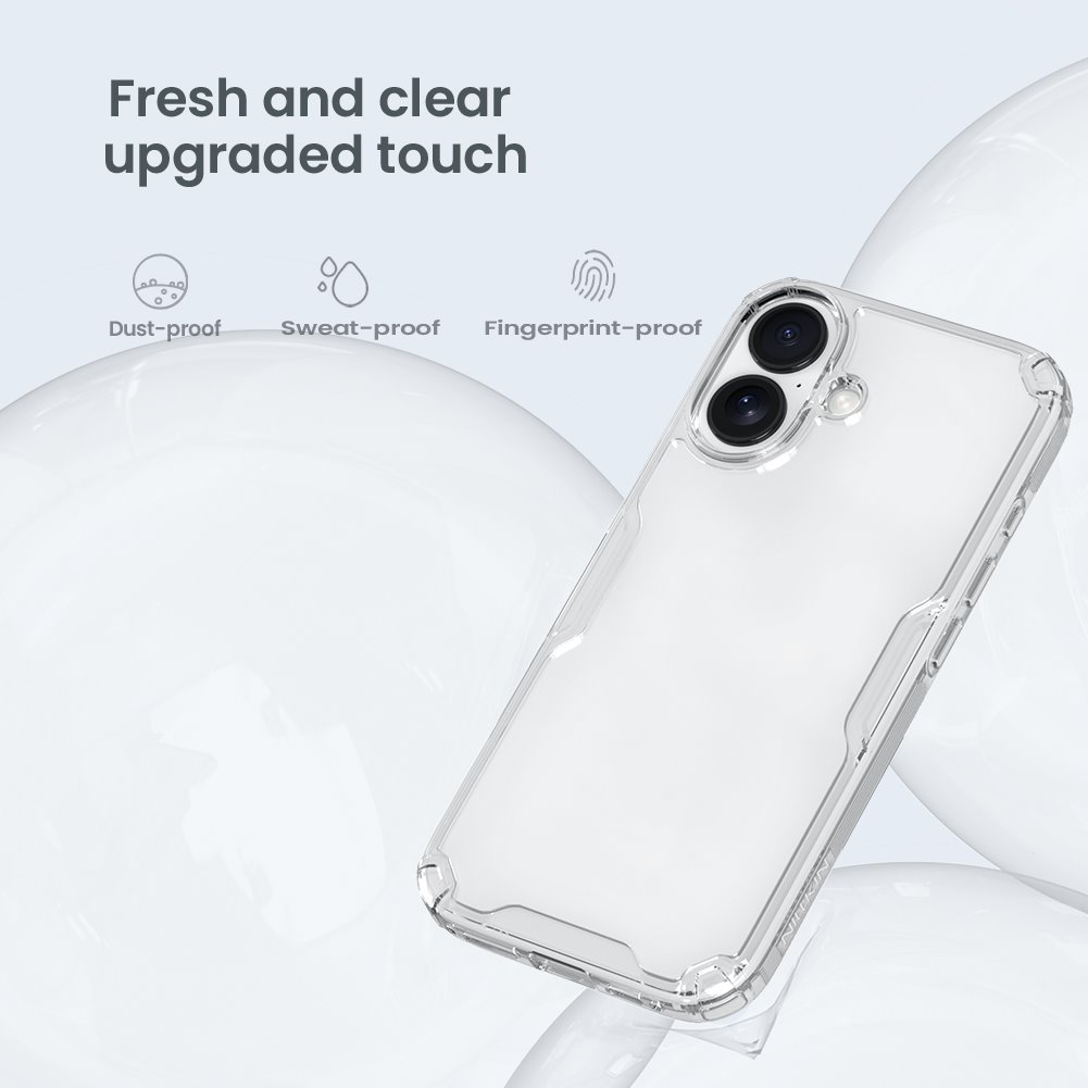 Nillkin Nature TPU PRO Kryt pro Apple iPhone 17 Transparent Black