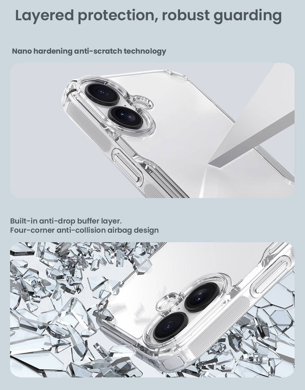 Nillkin Nature TPU PRO Kryt pro Apple iPhone 17 Transparent Black