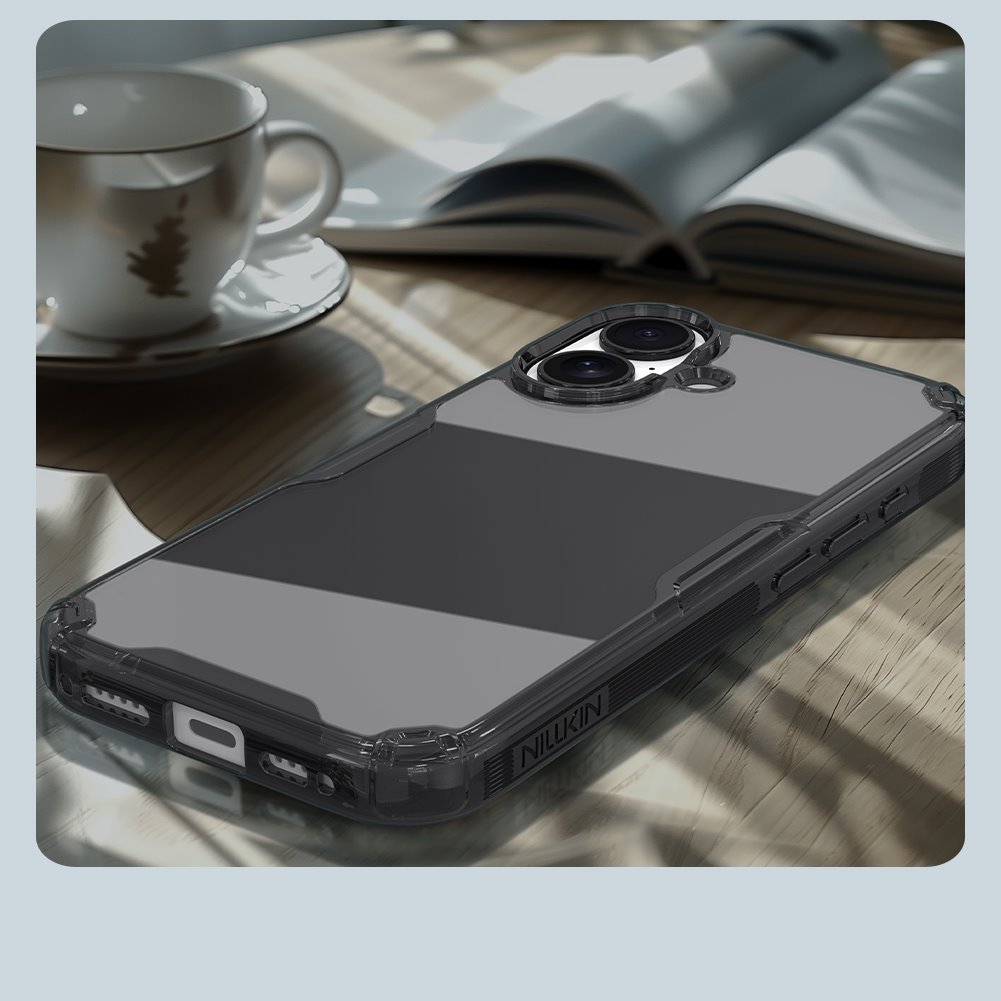 Nillkin Nature TPU PRO Kryt pro Apple iPhone 17 Transparent Black