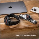 Titanový řemínek FIXED Titanium Strap pro Garmin QuickFit 26mm, černý