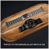 Titanový řemínek FIXED Titanium Strap pro smartwatch Samsung Galaxy Watch Ultra, černý
