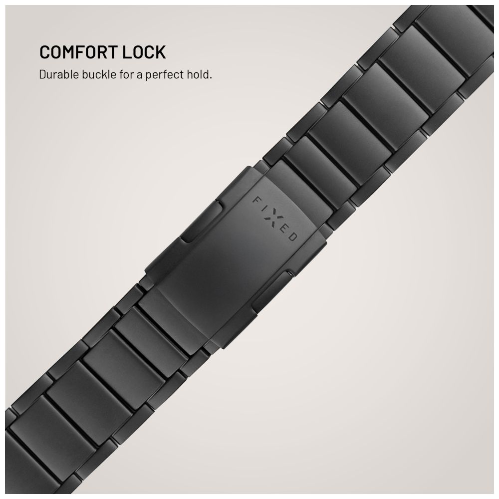 Titanový řemínek FIXED Titanium Strap pro smartwatch Samsung Galaxy Watch Ultra, černý