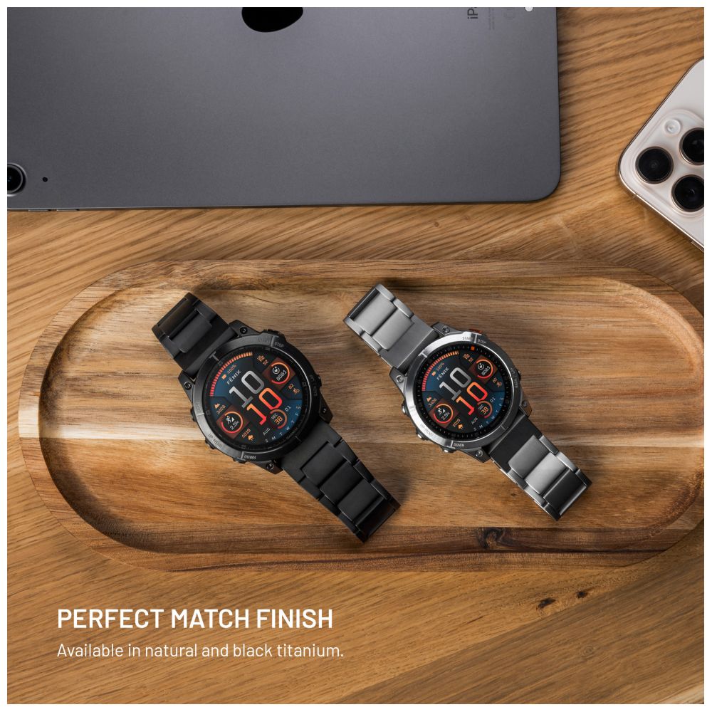 Titanový řemínek FIXED Titanium Strap pro smartwatch Samsung Galaxy Watch Ultra, černý