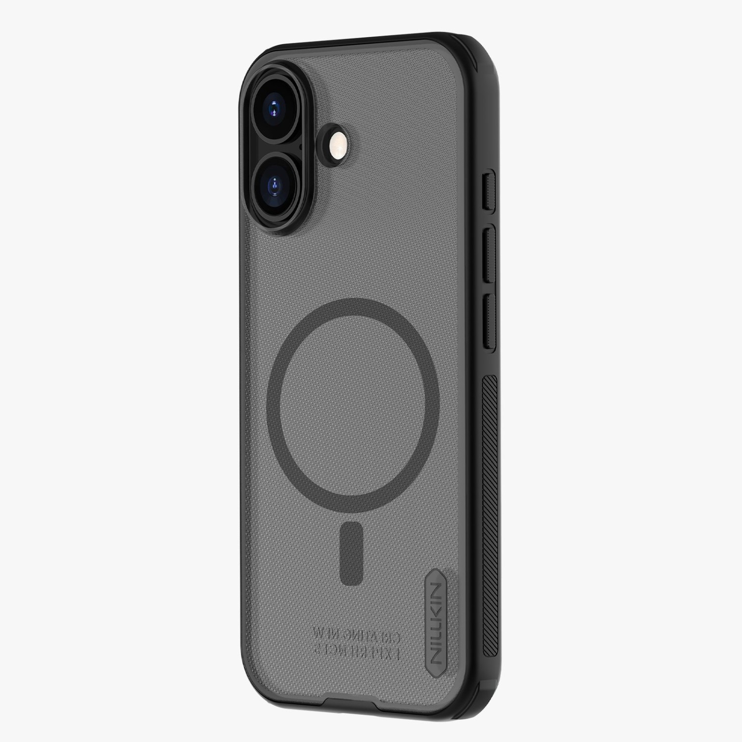 Nillkin Super Frosted PRO Magnetic Zadní Kryt pro Apple iPhone 17 Transparent Black