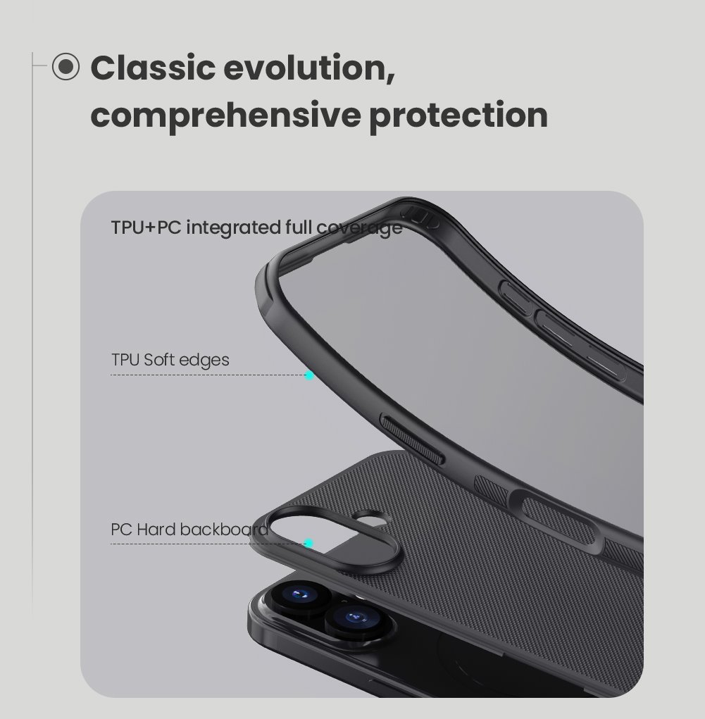 Nillkin Super Frosted PRO Magnetic Zadní Kryt pro Apple iPhone 17 Black
