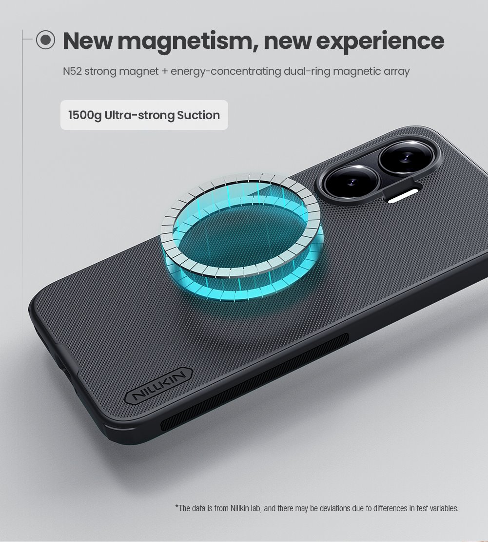 Nillkin Super Frosted PRO Magnetic Zadní Kryt pro Poco F7 Black