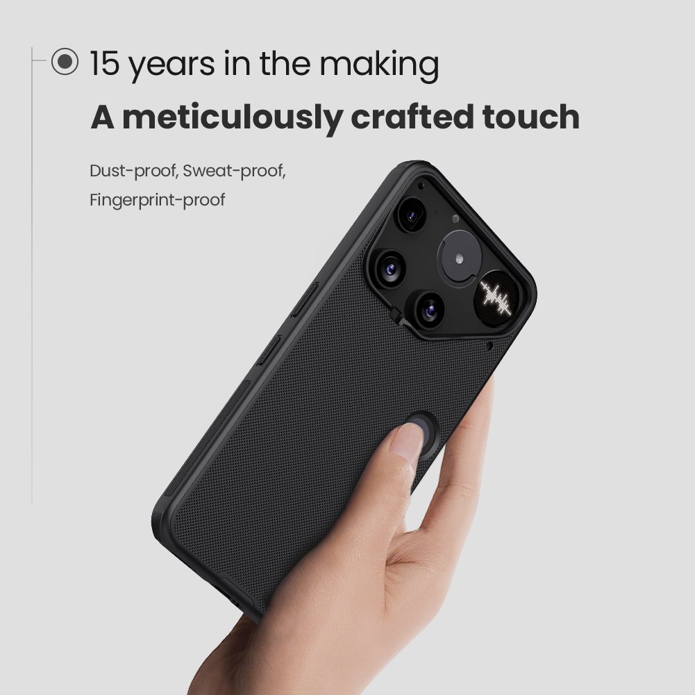 Nillkin Super Frosted PRO Zadní Kryt pro Nothing Phone 3 Black
