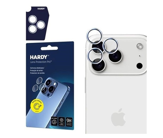 3mk ochrana kamery HARDY Lens Protection Pro pro Apple iPhone 17 Pro /17 Pro Max, silver