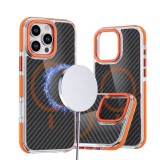 FIBER Case comapitble with MagSafe for XIAOMI Redmi 14C / POCO C75 4G orange