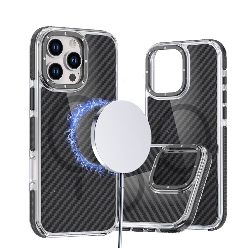 FIBER Case comapitble with MagSafe for XIAOMI Redmi 14C / POCO C75 4G black