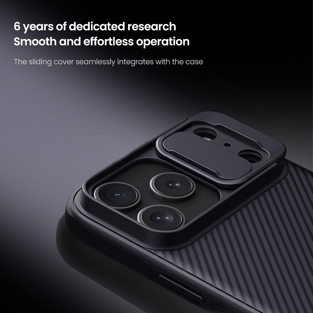 Nillkin CamShield PRO Zadní Kryt pro Apple iPhone 17 Pro Max Titanium Gray