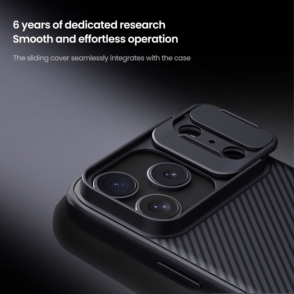 Nillkin CamShield PRO Zadní Kryt pro Apple iPhone 17 Pro Black
