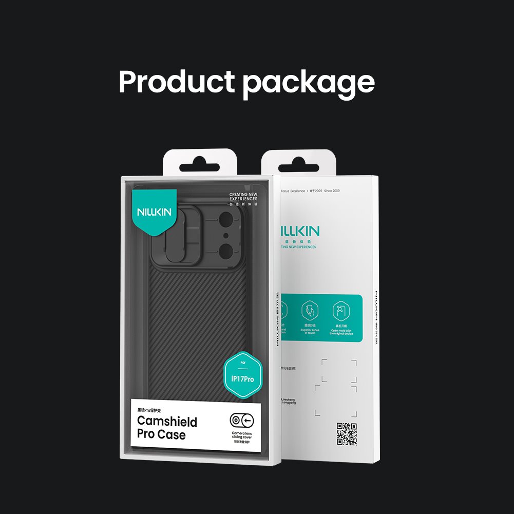 Nillkin CamShield PRO Zadní Kryt pro Apple iPhone 17 Pro Black