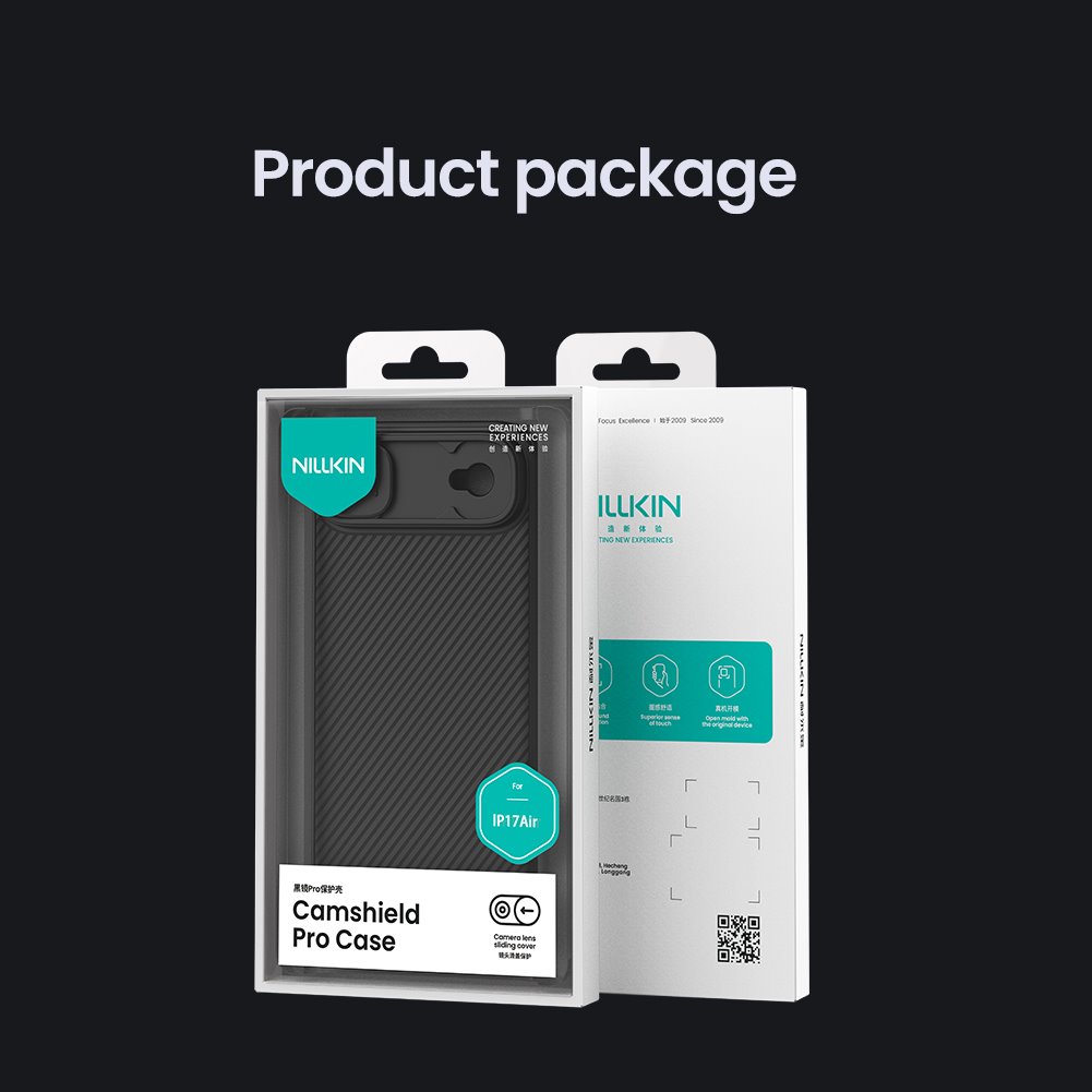 Nillkin CamShield PRO Zadní Kryt pro Apple iPhone Air Black