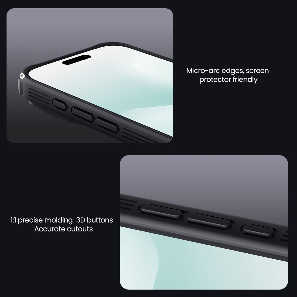 Nillkin CamShield PRO Magnetic Zadní Kryt pro Apple iPhone 17 Pro Max Transparent Black