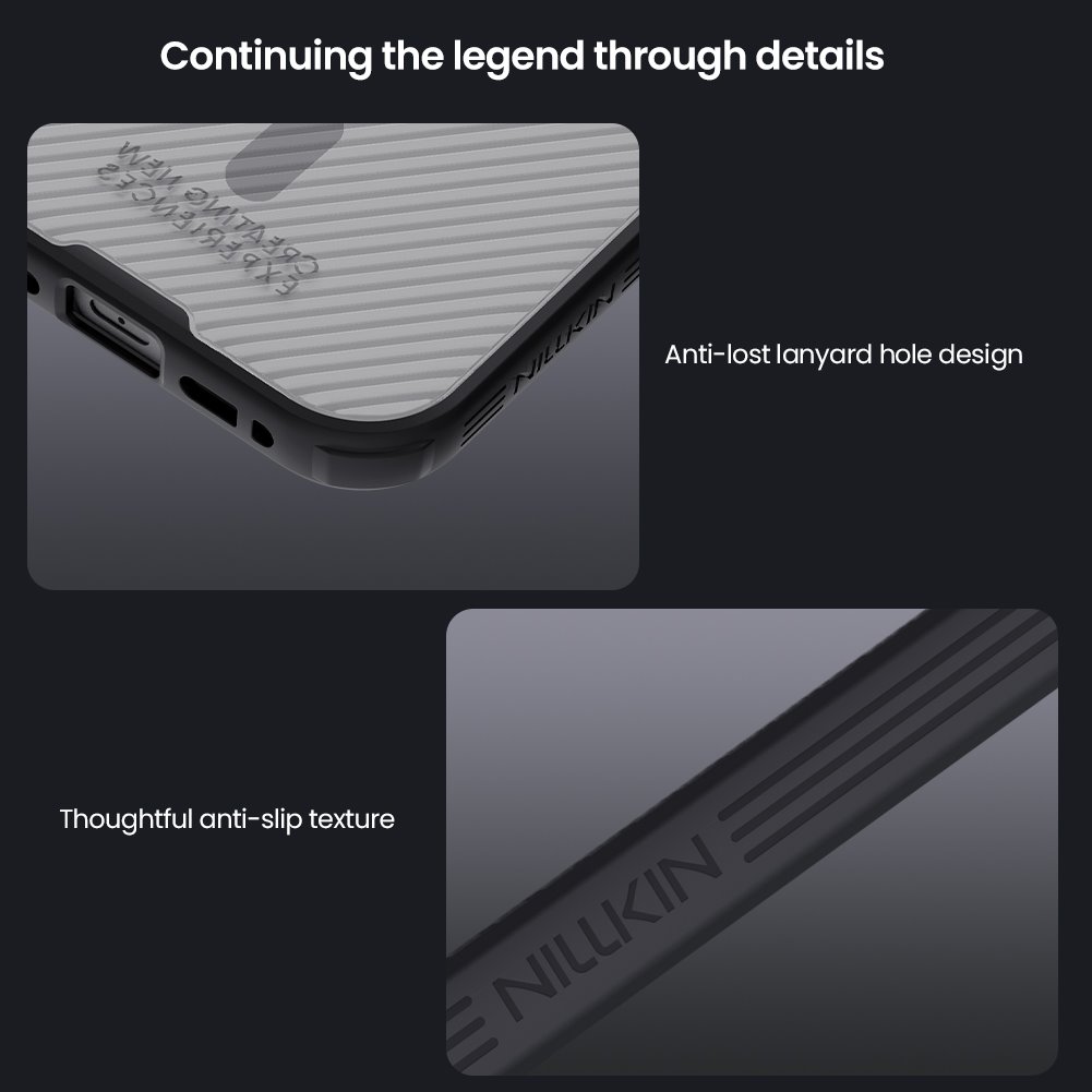 Nillkin CamShield PRO Magnetic Zadní Kryt pro Apple iPhone 17 Transparent Black
