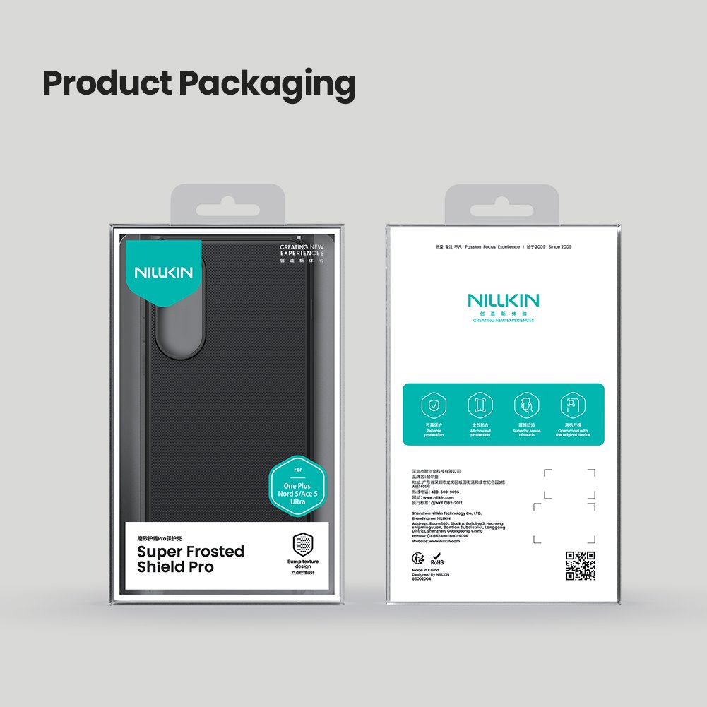 Nillkin Super Frosted PRO Zadní Kryt pro OnePlus Nord 5 5G Black