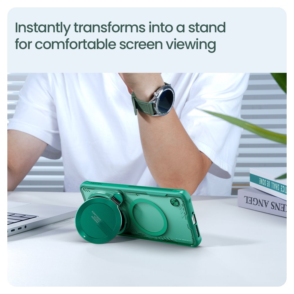 Nillkin Iceblade Prop Magnetic Kryt pro Xiaomi 15 Ultra Dark Night Black